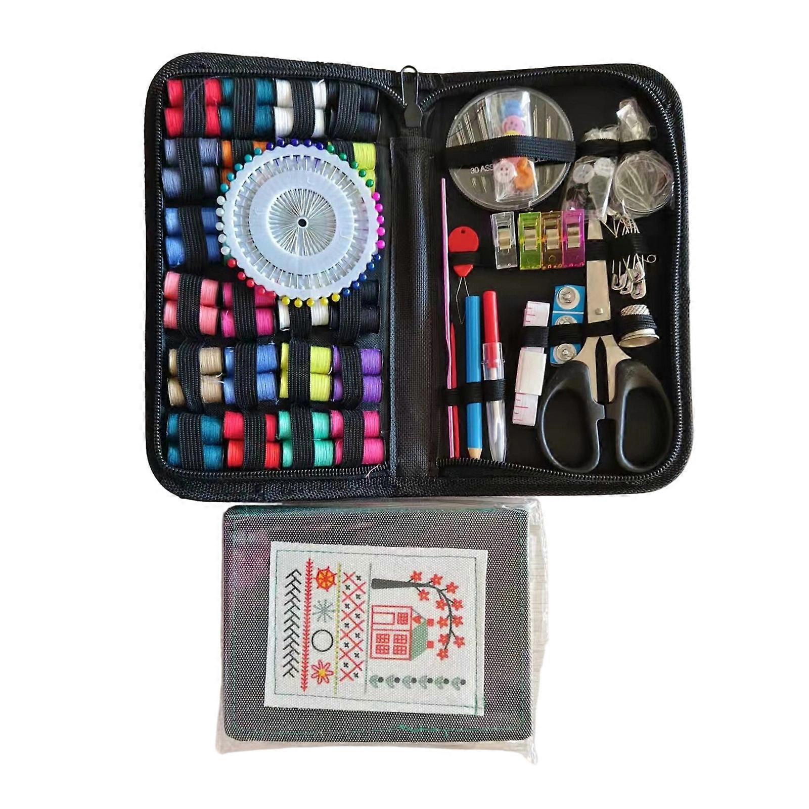 Sewing Set With Sturdy Cotton Materials For Easy Stitching Projects Multicolor