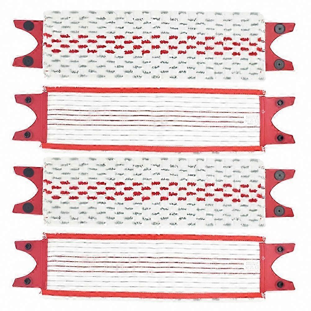 Microfiber Mop Pads, Reusable and Replaceable, Quick-Drying, Machine Washable, 4 Pack for XL Mop Cloths