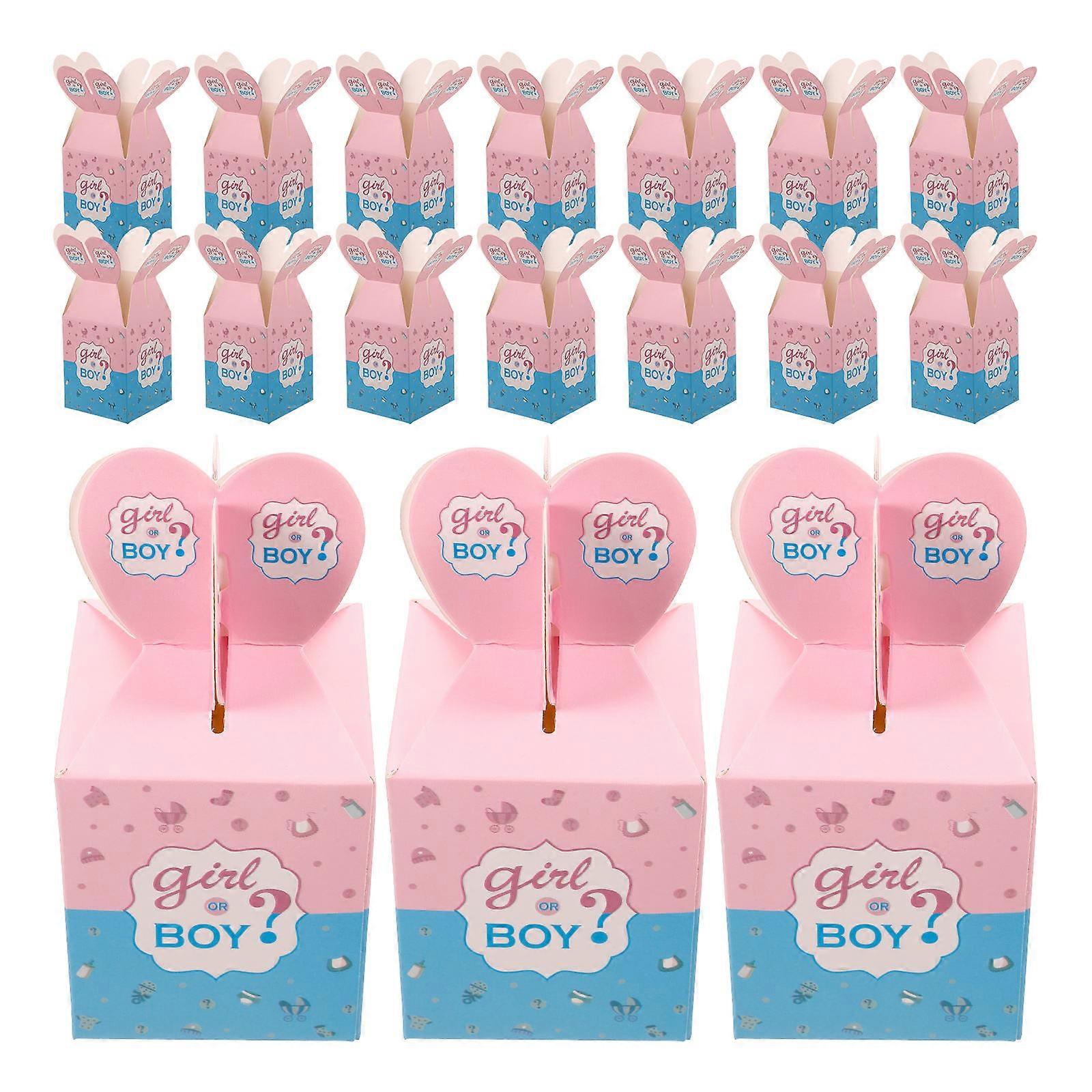Multi- Candy Boxes for Storage Use 50Pcs Reusable Party Boxes