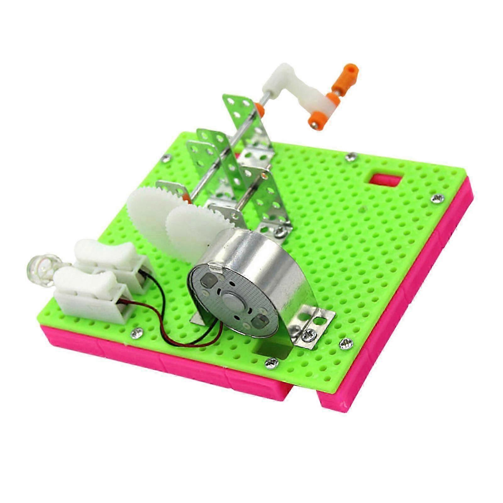 Hand Crank Generator Model For Kids Educational Training Practical Ability Development 1 Set Diy Design