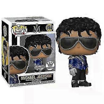 New 2025 FUNKO POP Music Singers Stars Michael Jackson #352 Figures Toys Vinyl Doll Collection Models for Kids Gift