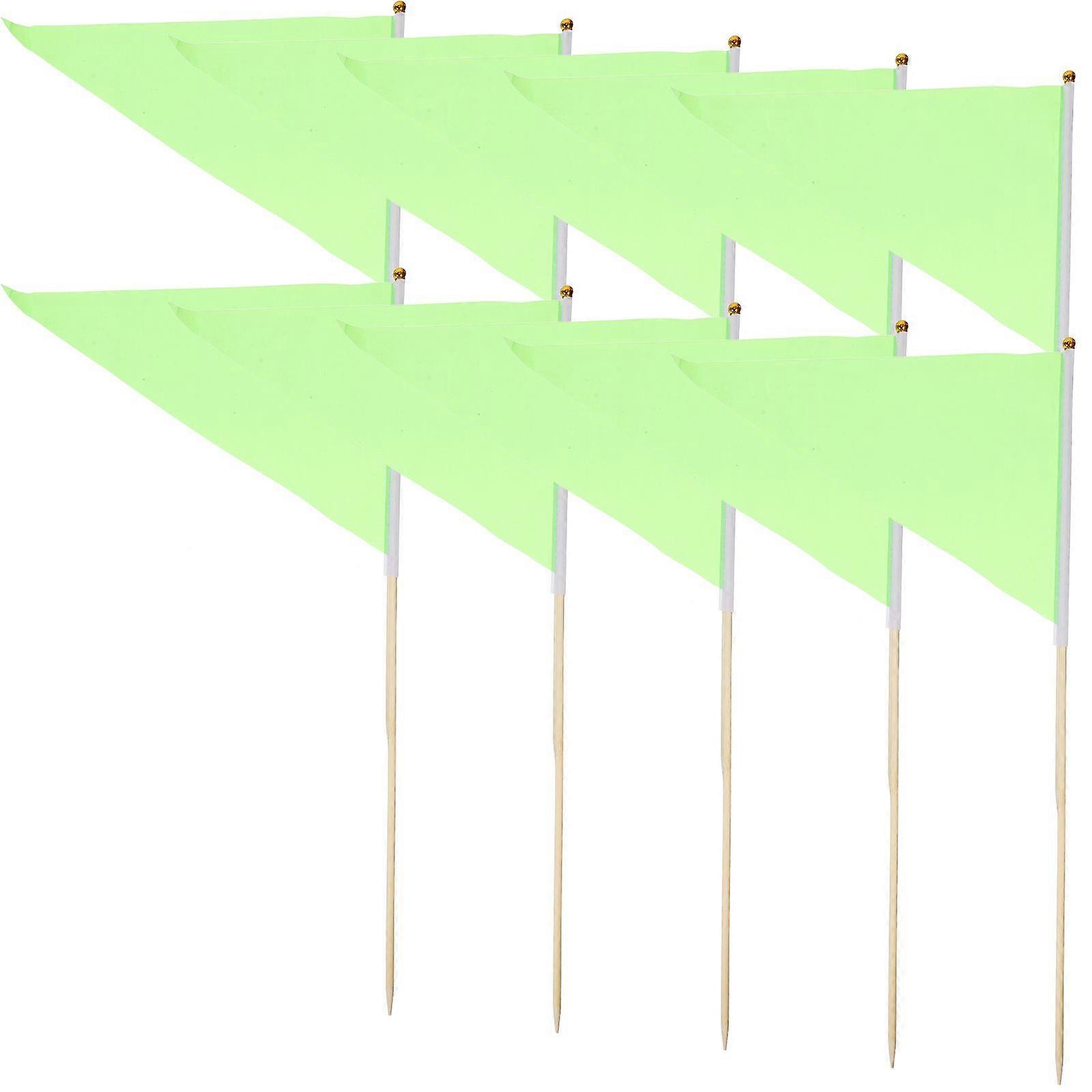 10pcs Marking Flags Lawn Garden Marking Flags Landscape Flags Construction Marker Flags