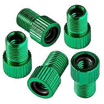 Ventiladapter 5er Pack, Presta zu Schrader Fahrradpumpe Ventil Adapter Konverter Gummi Innenring Aufblasen Fahrradreifen