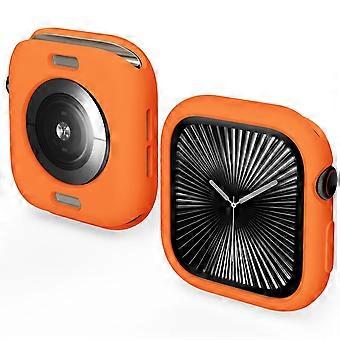 For Apple Watch Series 11 / 10 42mm Candy Design Smart Watch TPU Case Cover Orange