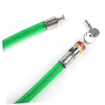 Heavy Duty Bike Cable Lock Stainless Steel Security Lock with Keyed Mechanism and Scratch‑Resistant Coating