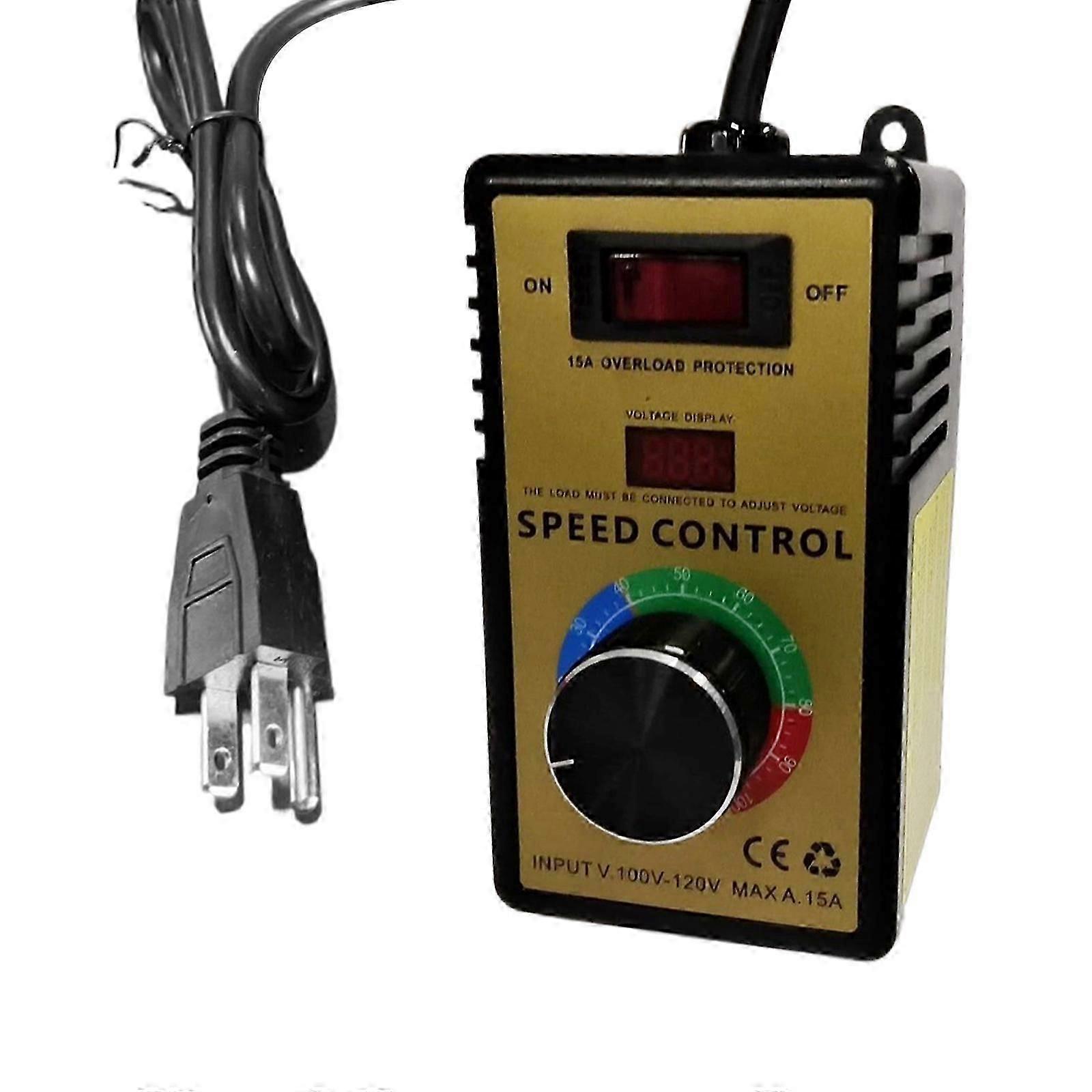 110V Motor Speed Controller, Variable Fan Speed Regulator, Easy-to-Use Electronic Voltage Controller