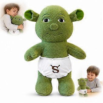 Green Monster Plush Toy - Soft Velvet 40cm Cuddly Buddy Room Decor