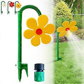Crazy Daisy Sprinkler Crazy Dancing Flower Water Sprinklers Funny 360 Rotating Sun Flower Dancing Daisy Lawn Sprinkler for Yard Watering Dogs Kids Pla