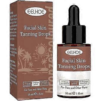 Self Tanning Drops for Face and Body, Self Tanner Drops Bronzing Drops, Natural Sunless Fake Tan Face Tanning Drops, Face Tanning