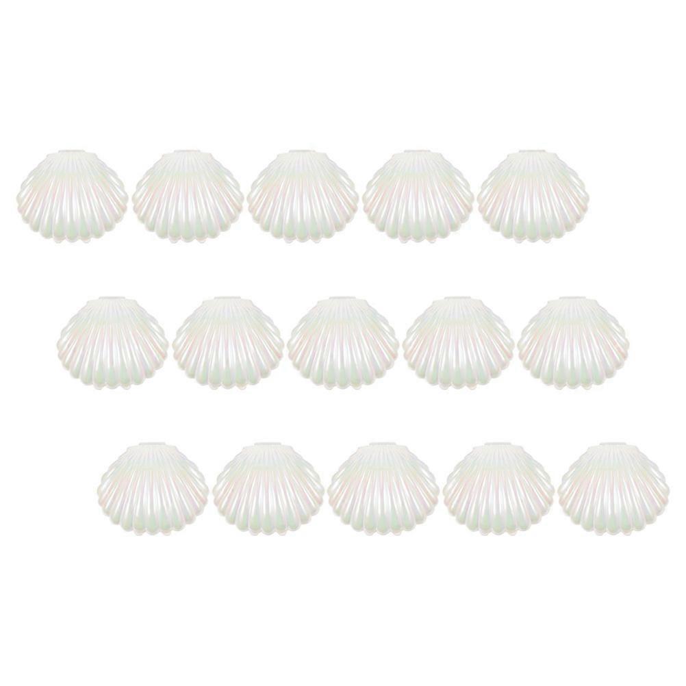 15pcs Shells Shaped Candy Boxes Seashell Party Favor Containers Storage Cases