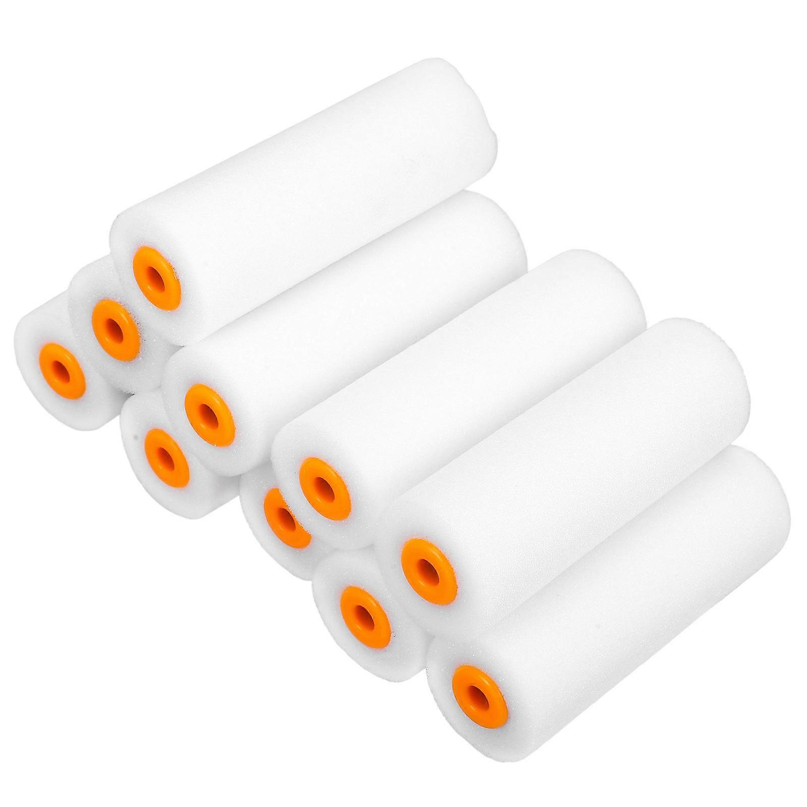10Pcs Painting Roller Small Paint Roller Covers Replacement Texture Roller Sleeves Small Rollers