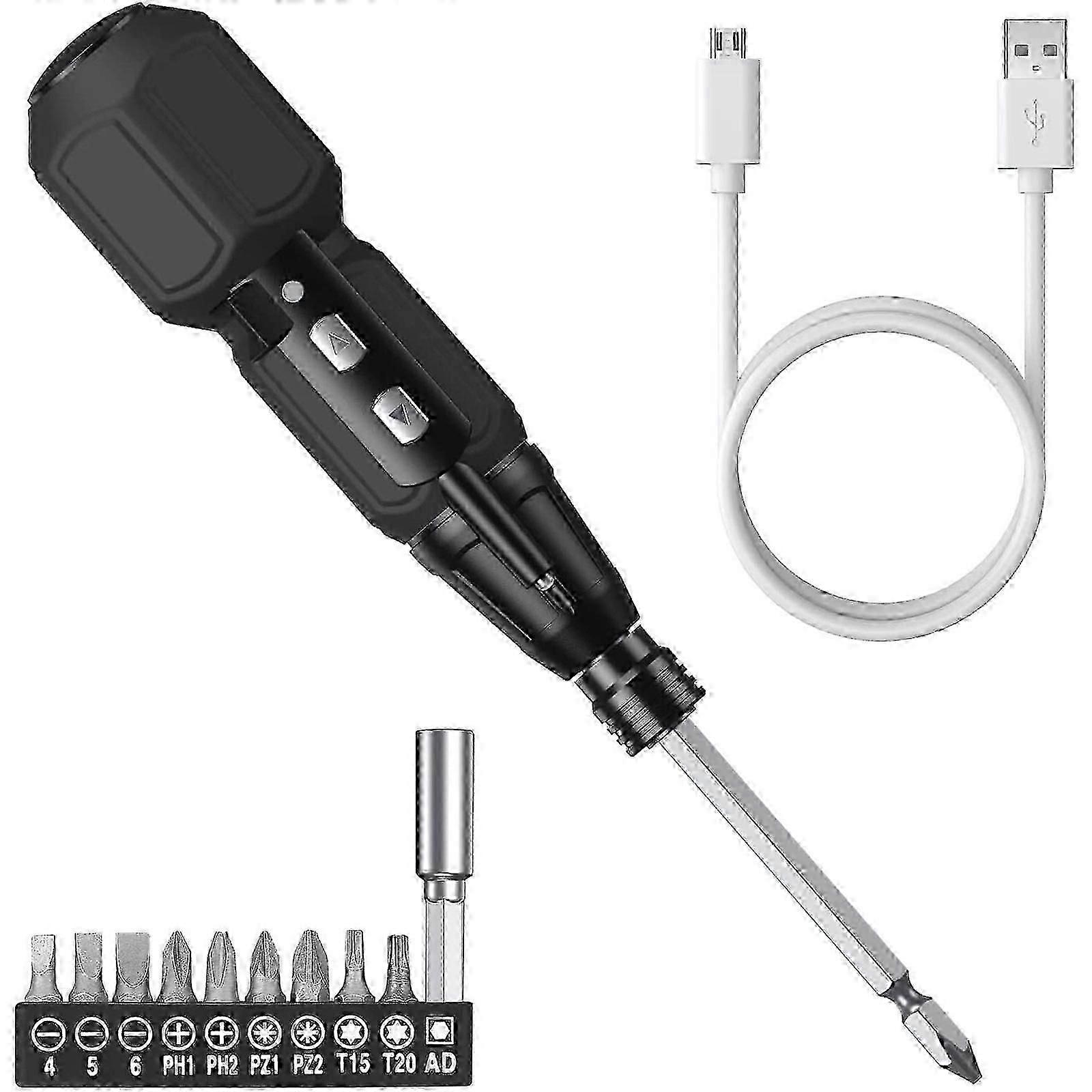 Black Electric Screwdriver Cordless