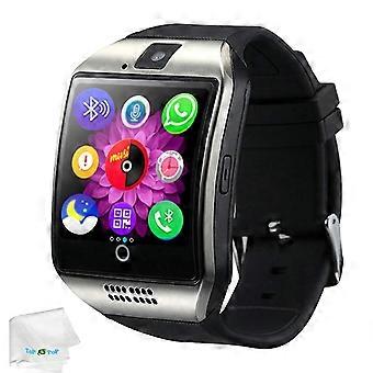Smartwatch com entrada para cartão SIM, desbloqueado, com chamadas Bluetooth e rastreador de atividades físicas para Android e iPhone.