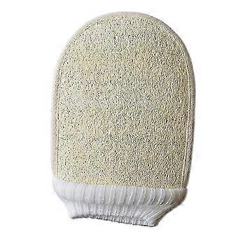 Dual Side Loofah Bath Sponge Glove nlok