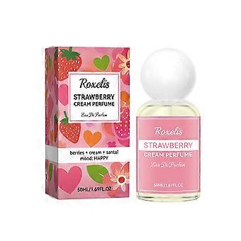 2pcs Strawberry Cream Perfume, Daily Commute Fresh Fragrance, Portable Long-Lasting Sweet Scent for Elegant Ambience