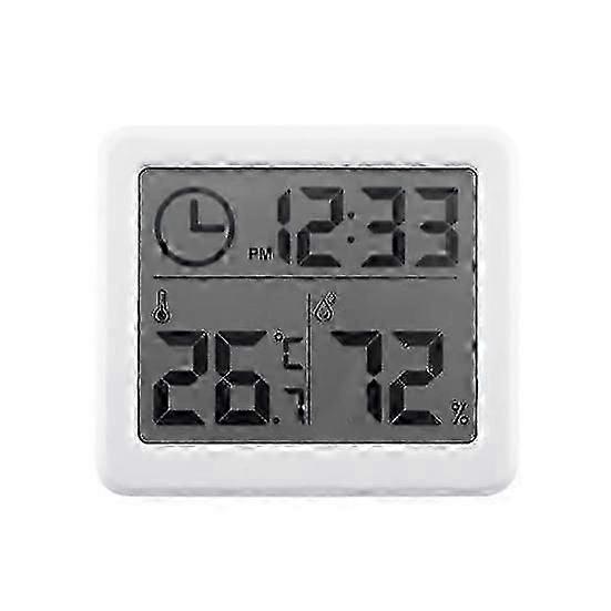 Electronic LCD Digital Thermometer Hygrometer Temperature Humidity Meter Clock