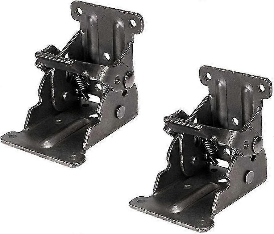 2 Pieces Flap Hardware, Folding Table Flap Fitting, Foldable Support Bracket