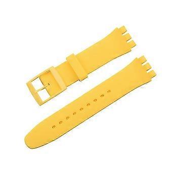 Bracelet en silicone pour Swatch Jelly Three Eyes Classic 12/17/19/20MM Trijumeau