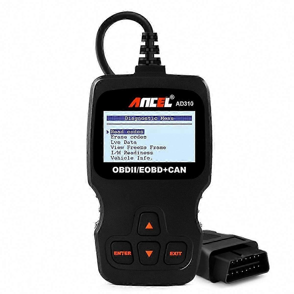 Ancel AD310 OBD2 Scanner Car Diagnostic Tool, Engine Fault Code Reader, EOBD/CAN Scan Tool Plug and Play