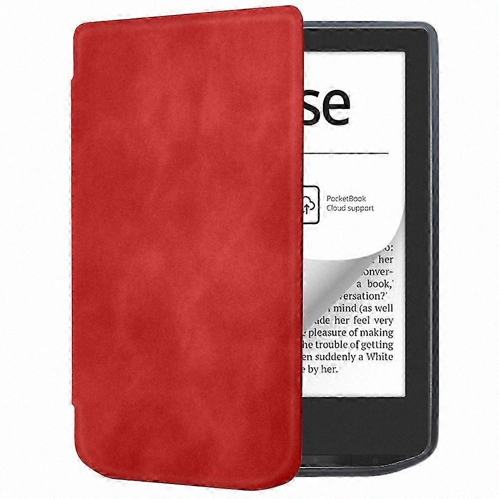 Leather Auto Sleep/Wake Protective Cover for 7-inch E-Reader