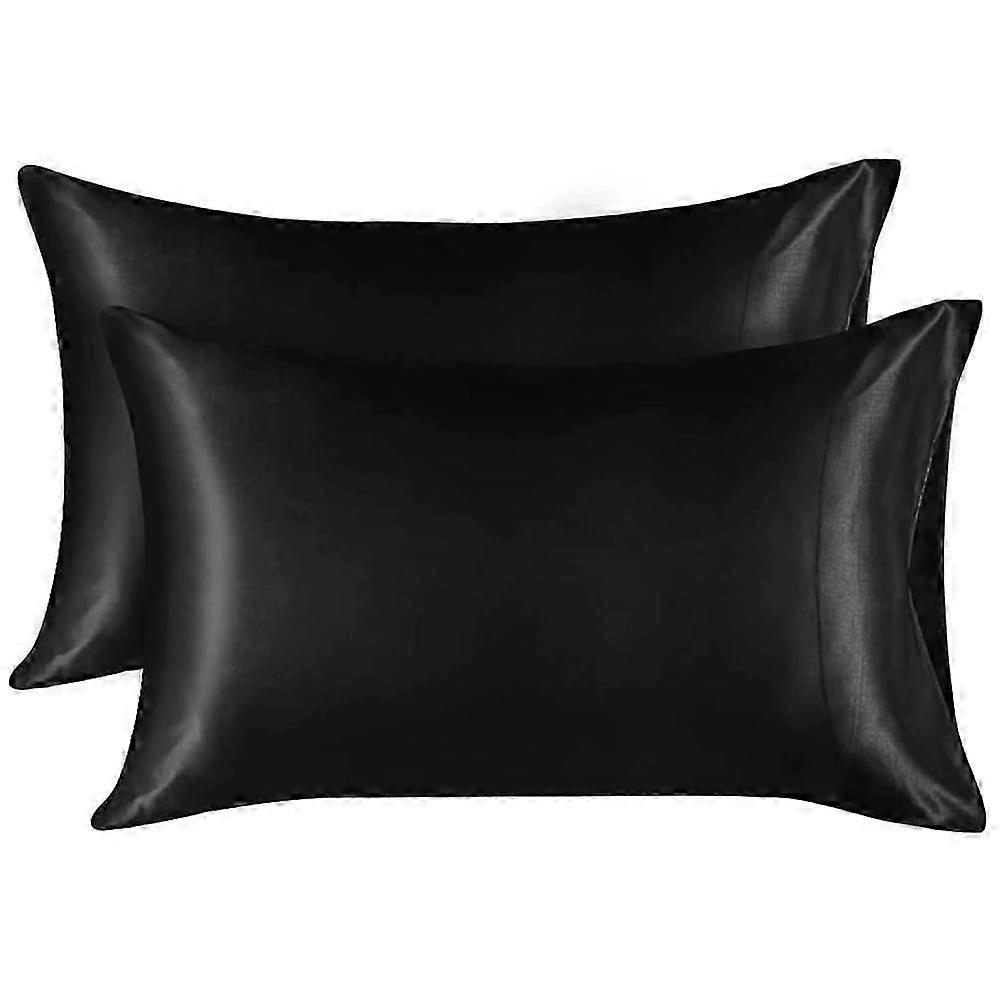 Satin Polyester Pillowcase Set 2 pcs