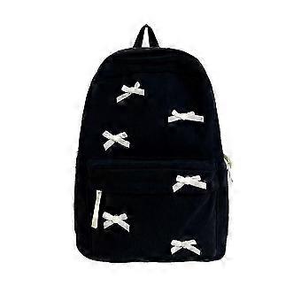 Bowknot Corduroy Balletcore Backpack