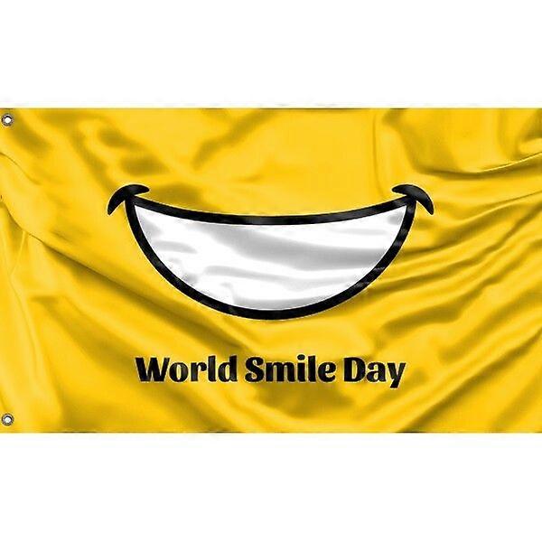 Bandeira do Dia Mundial do Sorriso, modelo LL1091.