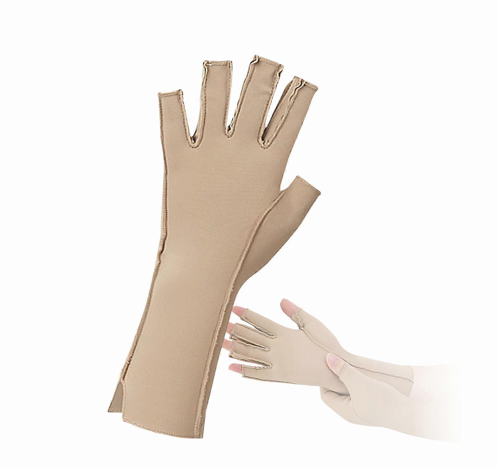 Medium Right Fingerless Compression Sleeve