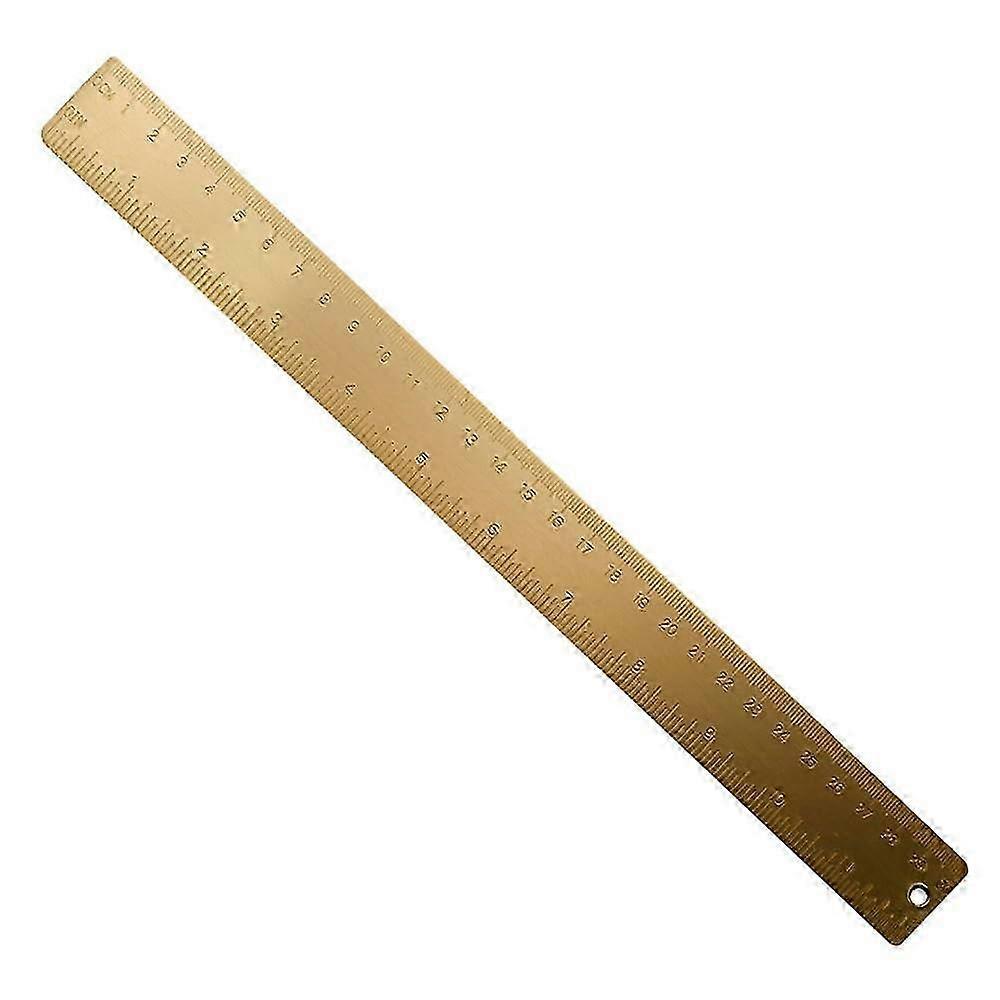 30 Cm Solid Brass Measuring Ruler