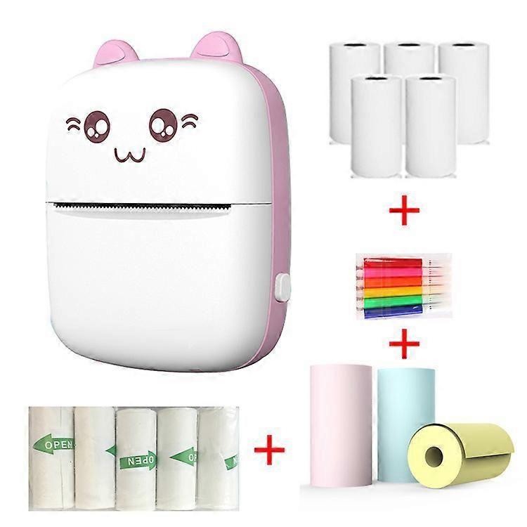 Mini Printer Multifunction Portable Thermal Printer Bluetooth Wireless Smart Printer 913.