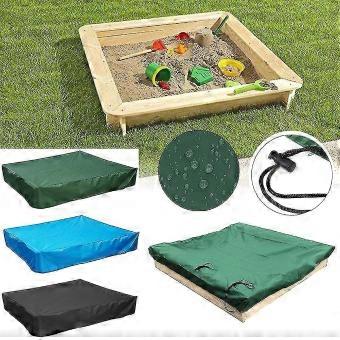 Waterproof Sandpit Cover, Dustproof Protection for Outdoor Sandbox & Pool