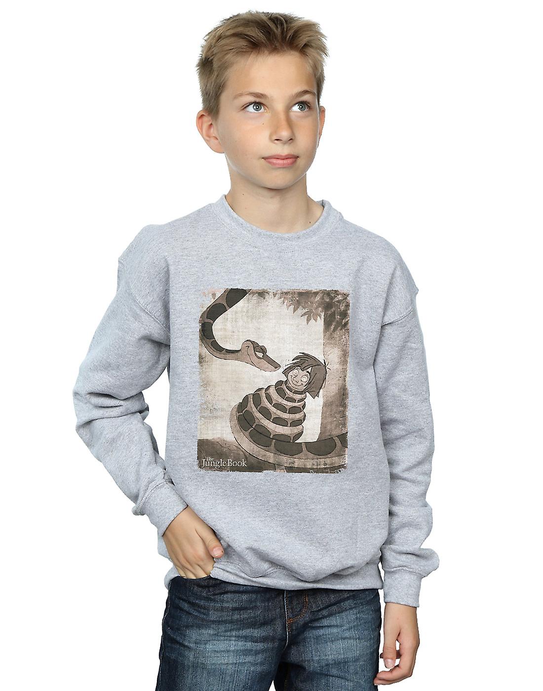 迪士尼男孩丛林之书复古海报卫衣