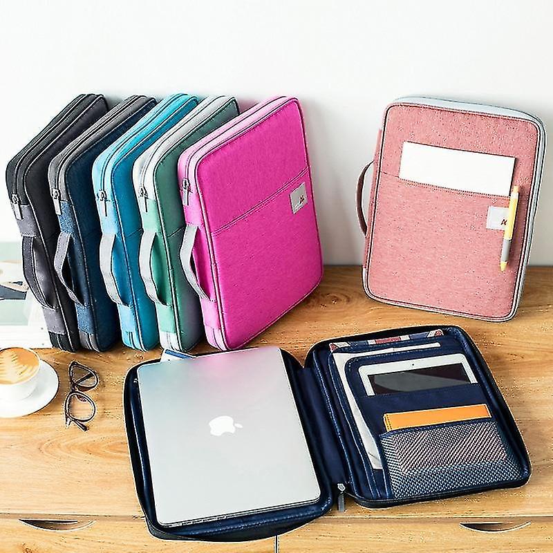 Classeur de documents bleu marine Dossier multifonction Dossier de classement du bureau d’analyse de rentabilisation