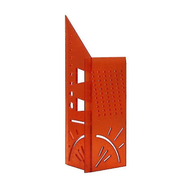 Red 1 Angle Measuring Square Woodworking Scribe measuring Ruler