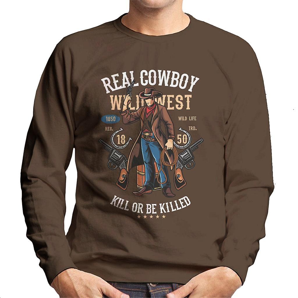 Echte Cowboy wilde westen mannen Sweatshirt