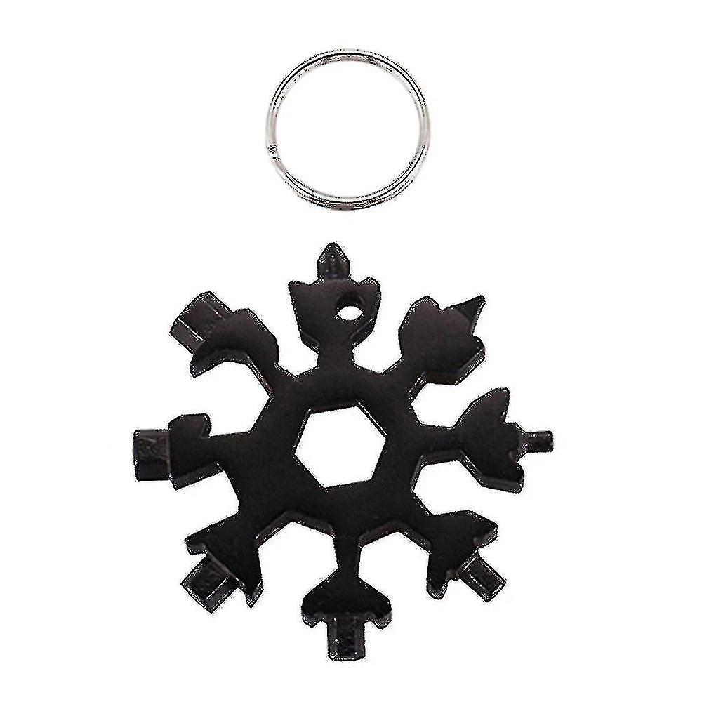 18 Inch 1 Snowflake Wrench Tool Portable Hiking Camping Wrench Key Multi-function Camp Outdoor Survival Tool Screwdriver