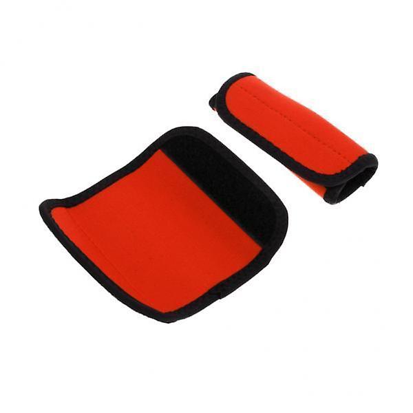 2x1 Pair Kayak Canoe Paddle Grips with Fastening Tape Prevent Blister Orange