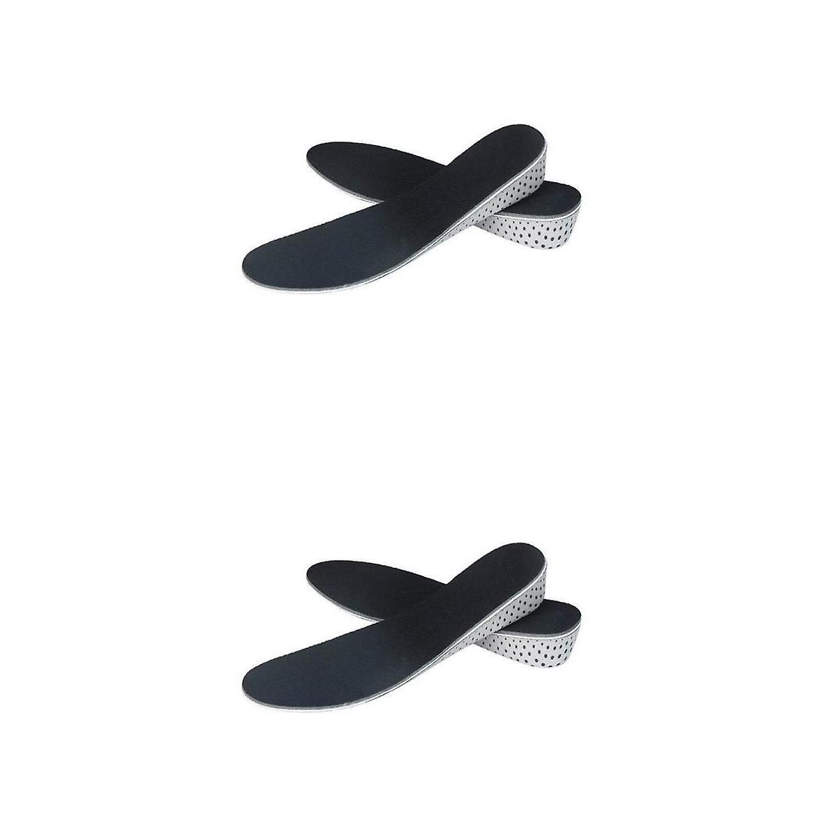 2 paires Soft Memory Foam Invisible Arch Heel Height augmenter les semelles plus hautes
