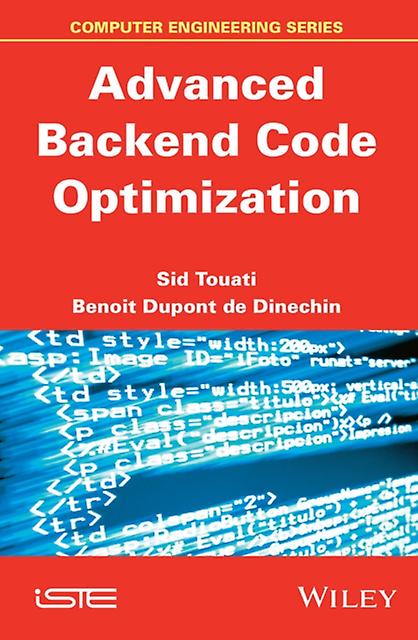 Advanced Backend Code Optimization by de Dinechin & Benoit Dupont Kalray & France Paperback Book
