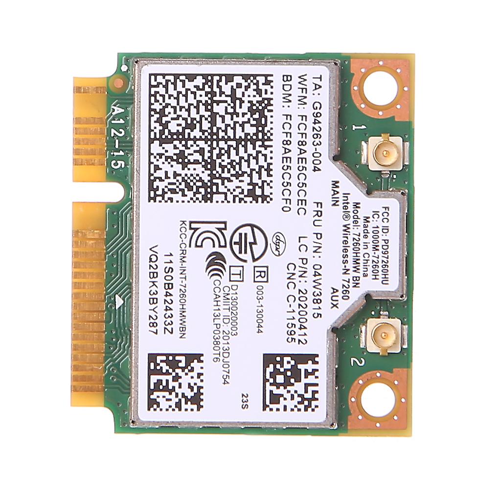 Per IBM Thinkpad Wireless Wifi Card Module N Card Fru 04W3815 Intel 7260HMW-BN