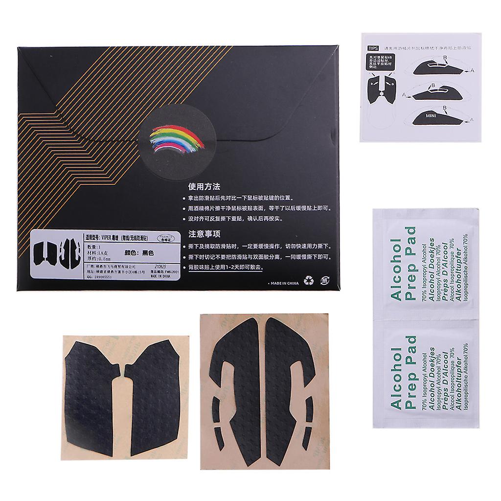 DIY Handmade Non Slip Sweat Resistant Mouse Skin Skates for Razer Viper Mouse