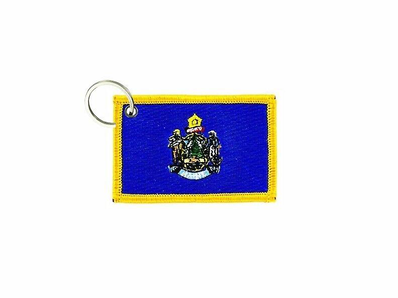 Cle Cles Key Brode Patch Ecusson Badge Flag Maine USA America