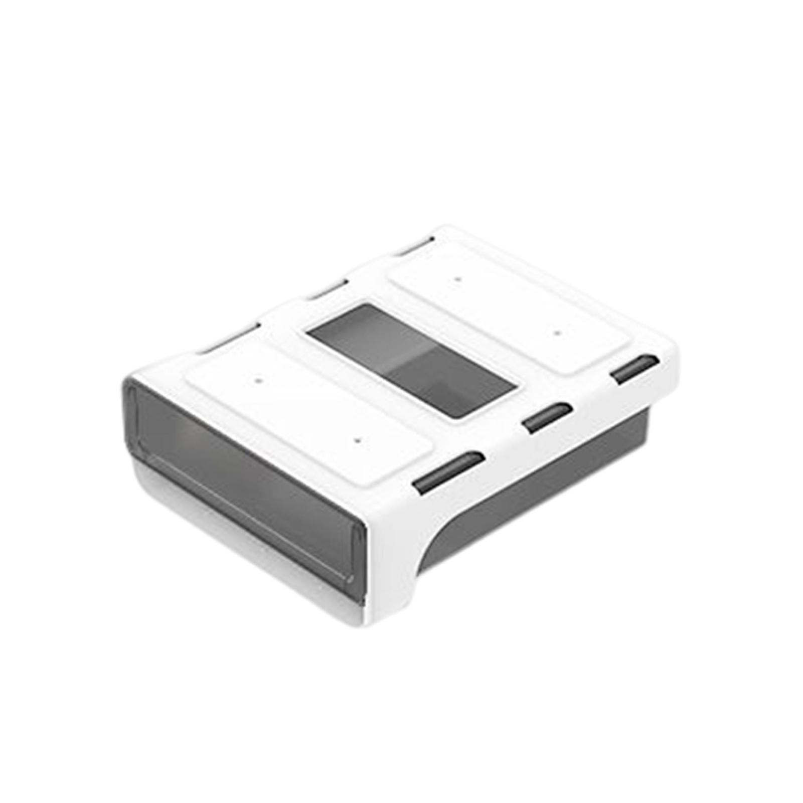 Hidden Transparent Storage Box Self-adhesive Easy To Install Storage Organizer For Home Office School Dorms