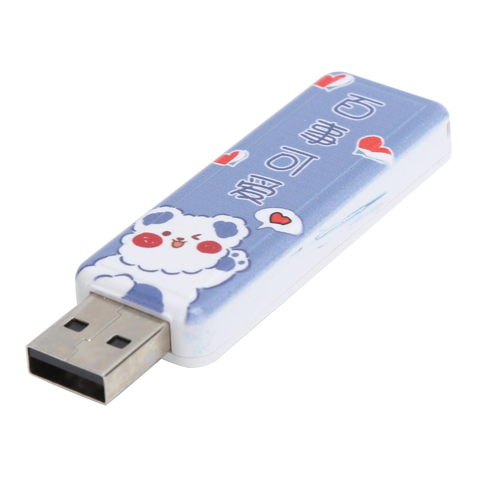 U Disk PushPull USB2.0 Memory Car Flash Drive Gift Computer Accessories Cartoon Pattern(32GB )