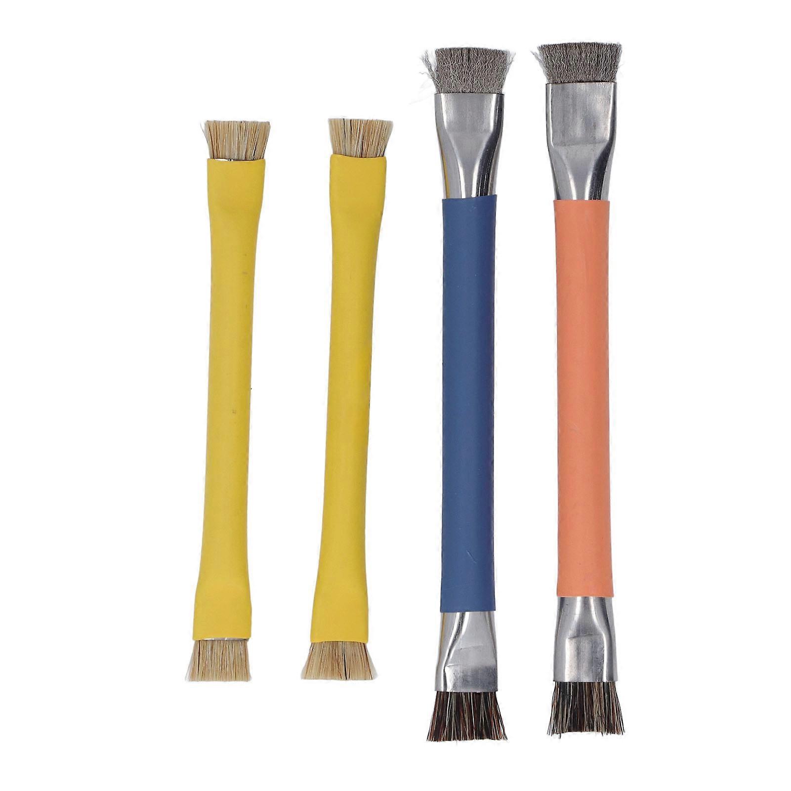 Anti-static Brush 4 Pieces, Two Long and Two Short, Computer Cleaning, Electronic Component Cleaning, Keyboard Cleaning, Components Not Injured