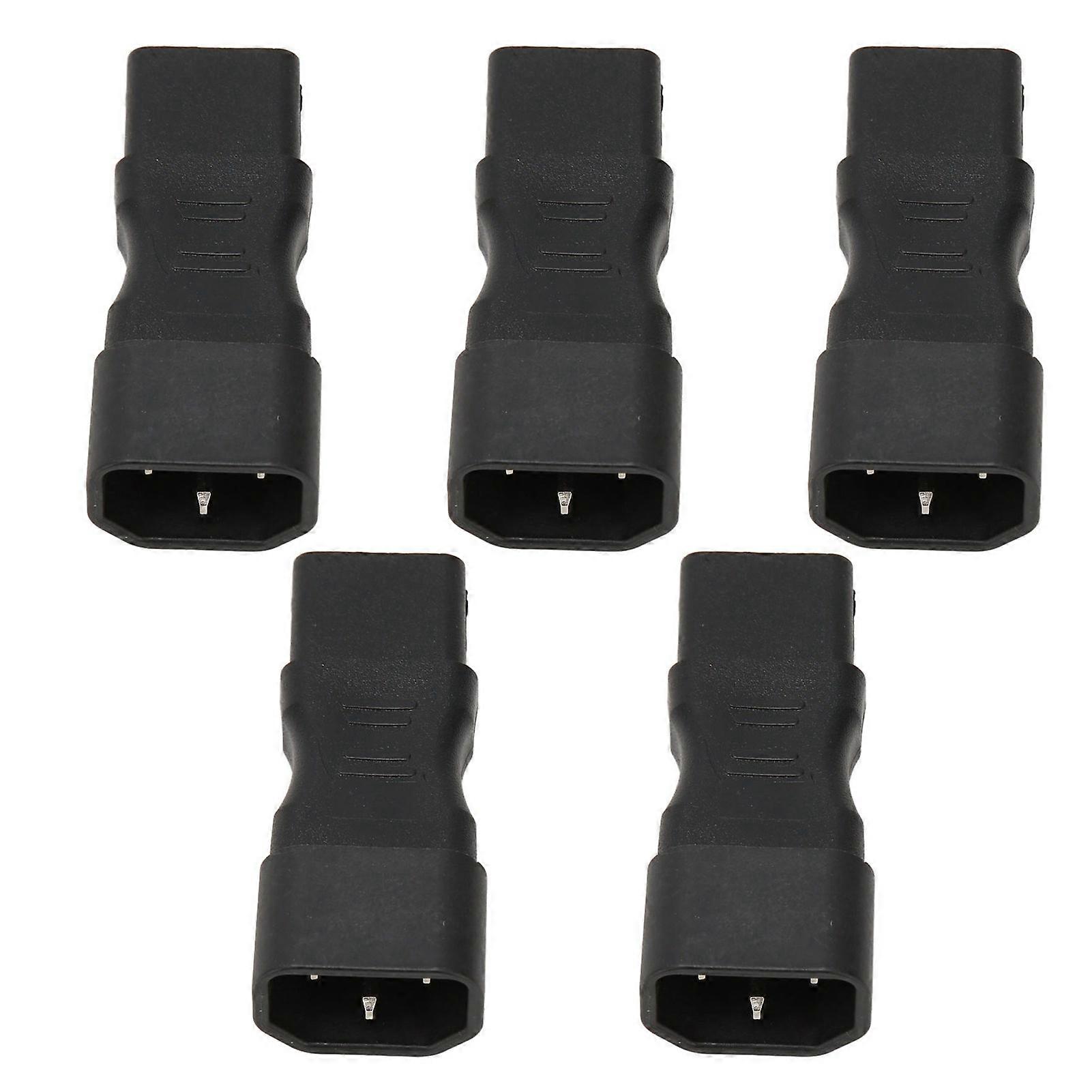 5PCS IEC320 C14 To IEC240 C13 Power Adapter Connector PDU Power Extensive Cord for Computer TV Printer Monitor  2.5A 10A