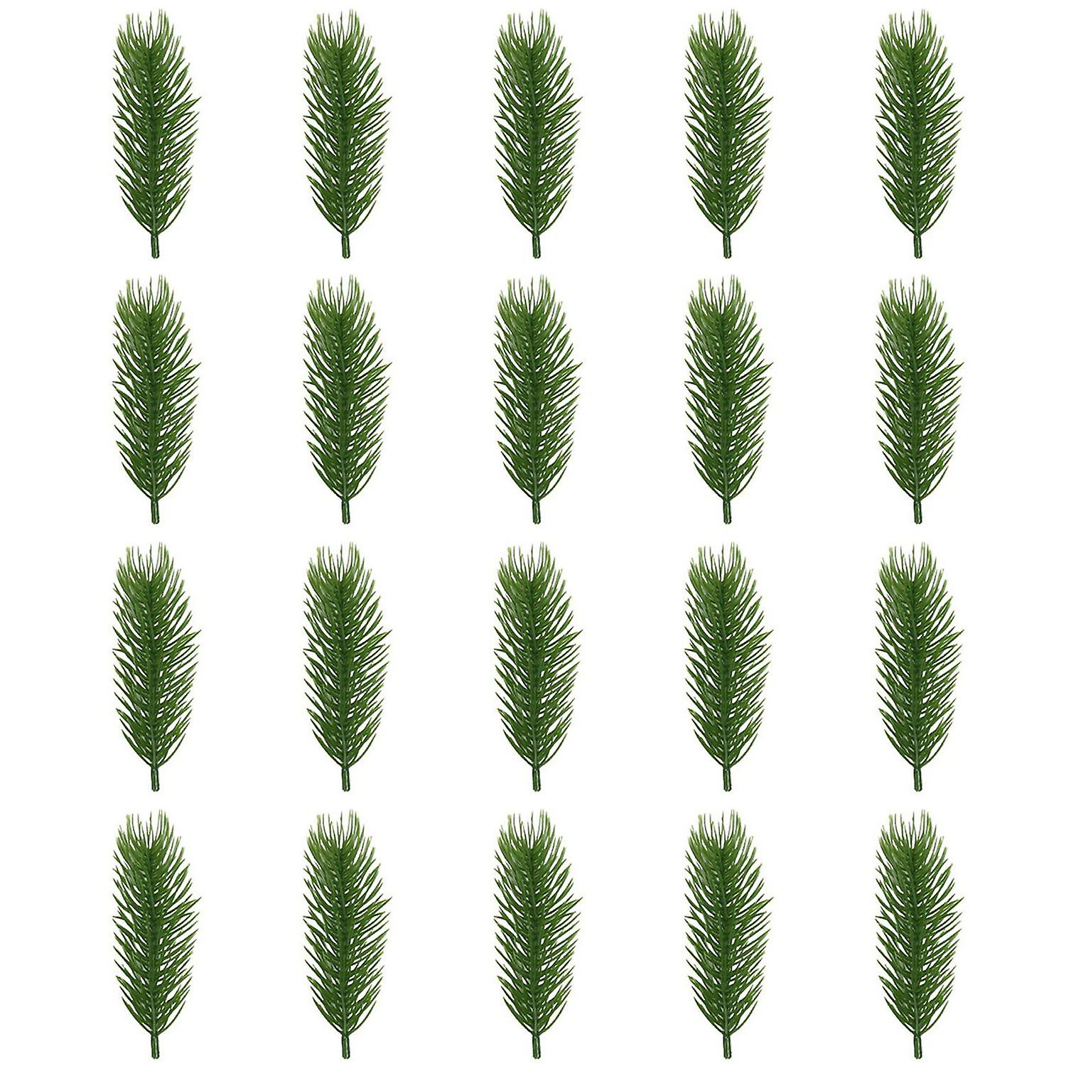 20Pcs Fake Pine Needle Realistic No Watering Artificial Pine Leaves DIY Flowers Arrangement Simulati