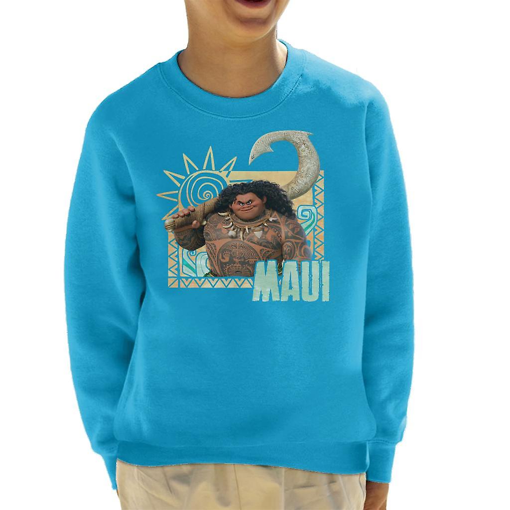 Disney Moana Maui Sunset Kid's Sweatshirt