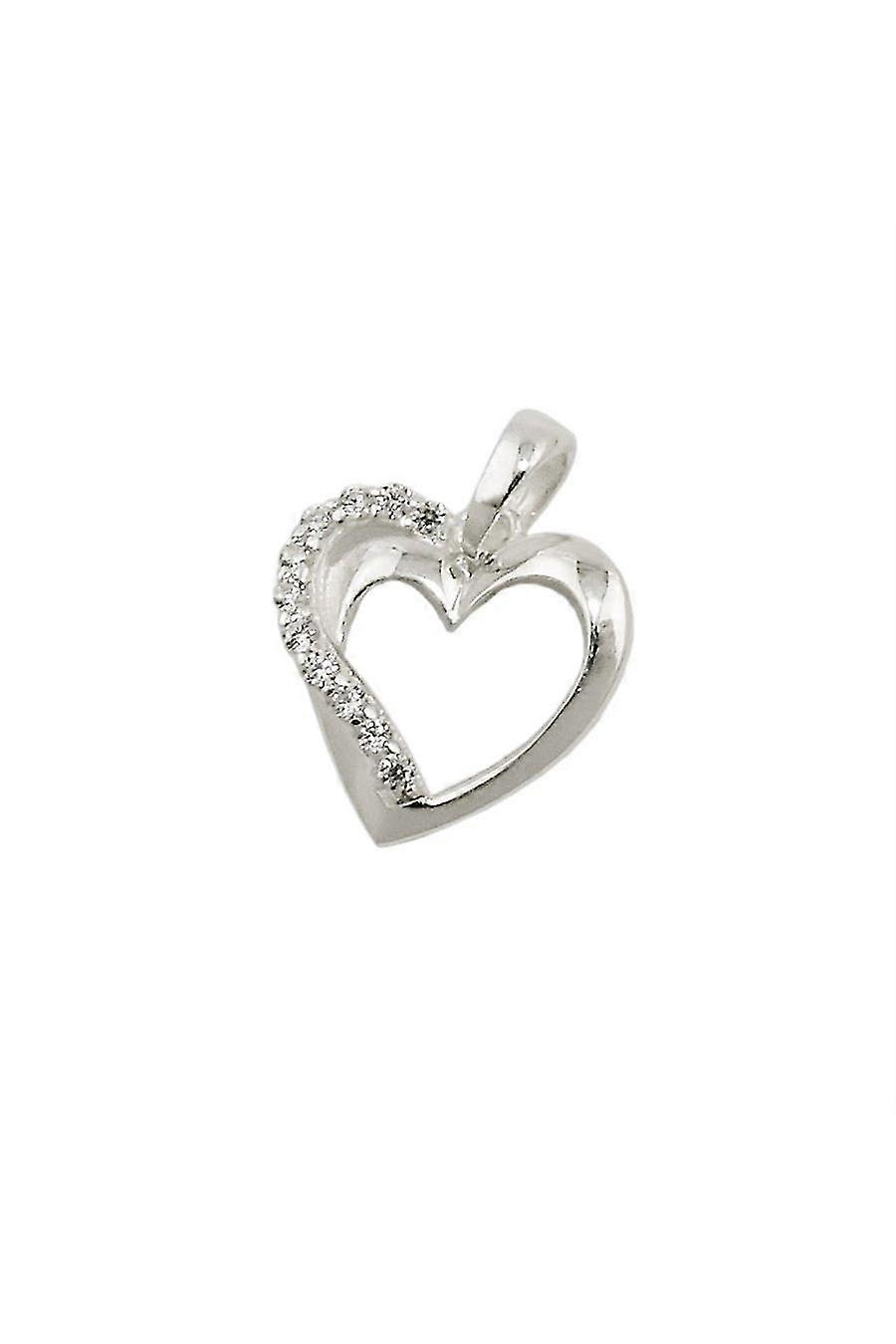 Pendant Heart With Zirconia Silver 925 - Gl93727