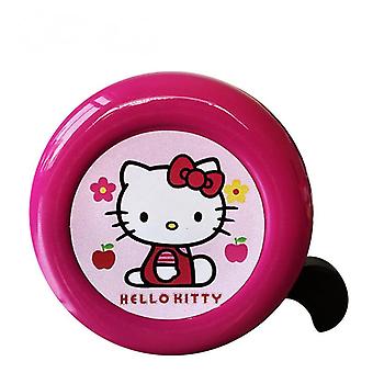 Veeki Aluminium cykelklokke, høj og klar lyd af cykel - rosarød Hello Kitty (send frølys + værktøj) (to)
